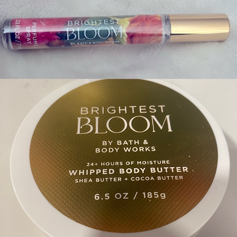 New bath and body works brightest bloom set